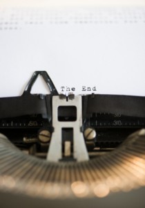 Typewriter The End