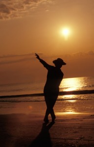 Dancing on Beach