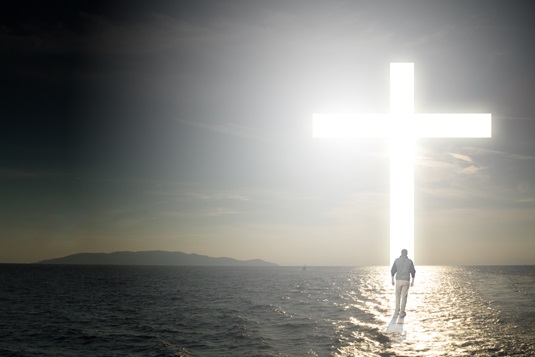 Cross on Water
