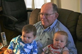 Daddy with Jackson and Cason