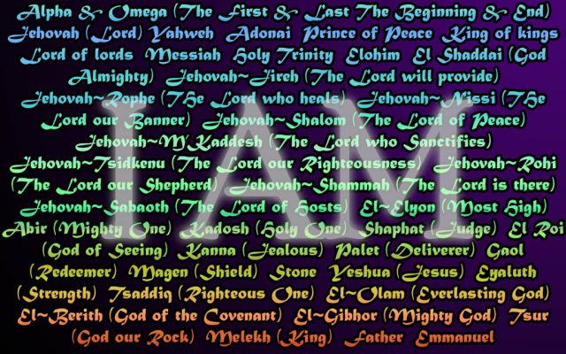 names of God 2